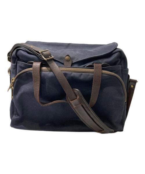 FILSON（フィルソン）FILSON (フィルソン) 24-HOUR TIN BRIEFCASE ネイビー×ブラウンの古着・服飾アイテム