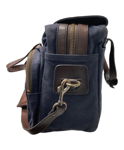 FILSON（フィルソン）FILSON (フィルソン) 24-HOUR TIN BRIEFCASE ネイビー×ブラウンの古着・服飾アイテム