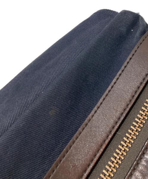 FILSON（フィルソン）FILSON (フィルソン) 24-HOUR TIN BRIEFCASE ネイビー×ブラウンの古着・服飾アイテム