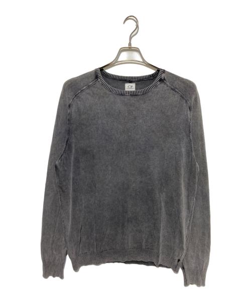 C.P COMPANY（シーピーカンパニー）C.P COMPANY (シーピーカンパニー) クルーネックニット ブラック サイズ:54の古着・服飾アイテム