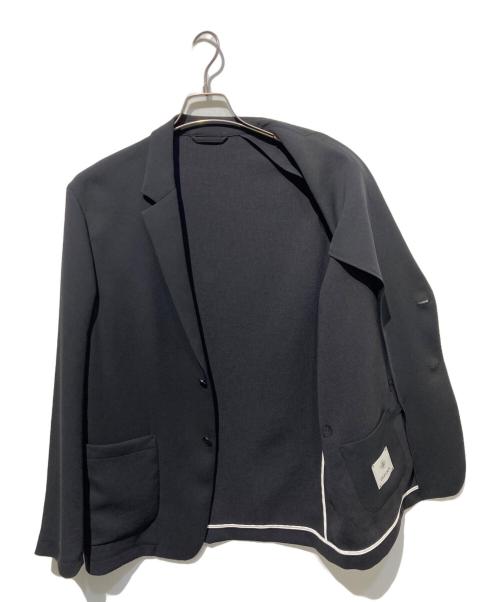 ISPIRA（イスピラ）ISPIRA (イスピラ) ポリエステル 2B テーラードジャケット ブラック サイズ:Mの古着・服飾アイテム