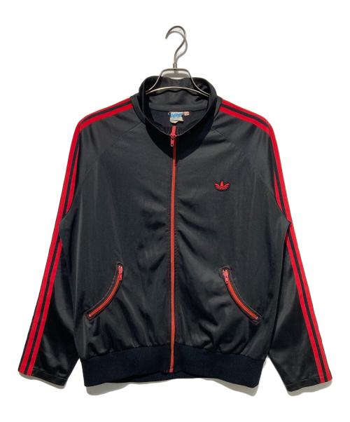 adidas（アディダス）adidas (アディダス) 曲がりポケットトラックジャケット ブラック サイズ:54の古着・服飾アイテム