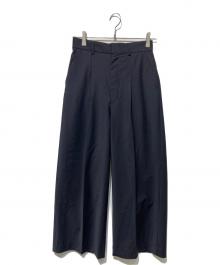 BIOTOP（ビオトープ）の古着「High W Slacks」｜ネイビー