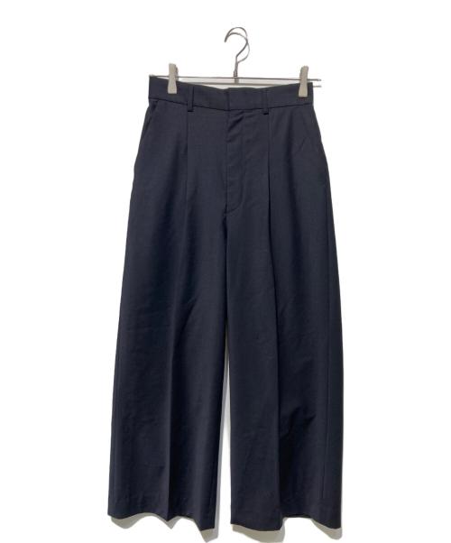 BIOTOP（ビオトープ）BIOTOP (ビオトープ) High W Slacks ネイビーの古着・服飾アイテム