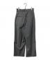 BIOTOP (ビオトープ) softslim high W slacks グレー：15000円