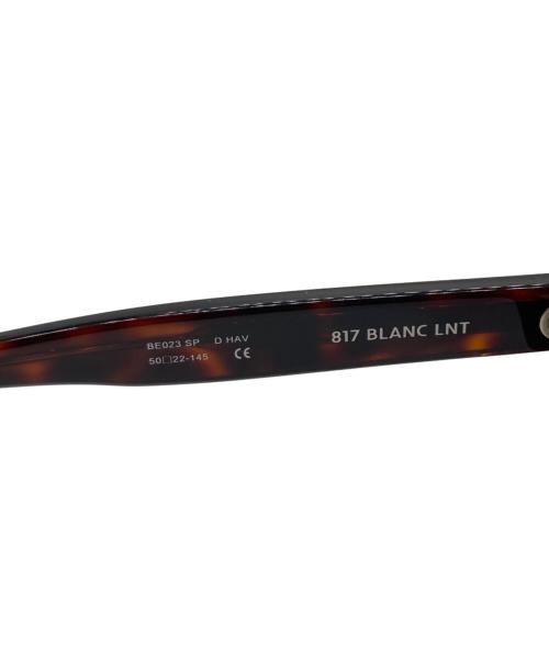 BLANC（ブラン）BLANC (ブラン) NKNIT (ンニット) sunglasses ブラウン サイズ:50□22-145の古着・服飾アイテム