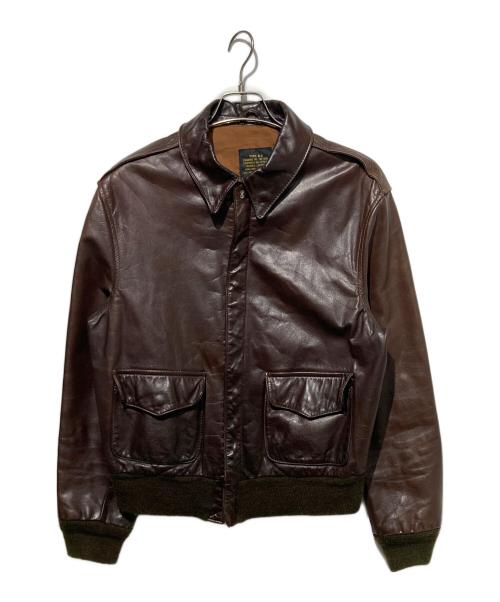 AVIREX（アヴィレックス）AVIREX (アヴィレックス) Ａ-2フライトジャケット ブラウン サイズ:44の古着・服飾アイテム