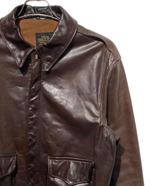 AVIREX（アヴィレックス）AVIREX (アヴィレックス) Ａ-2フライトジャケット ブラウン サイズ:44の古着・服飾アイテム