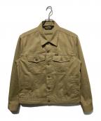 BLUCO WORK GARMENTブルコ ワーク ガーメント）の古着「トラッカージャケット」｜ベージュ