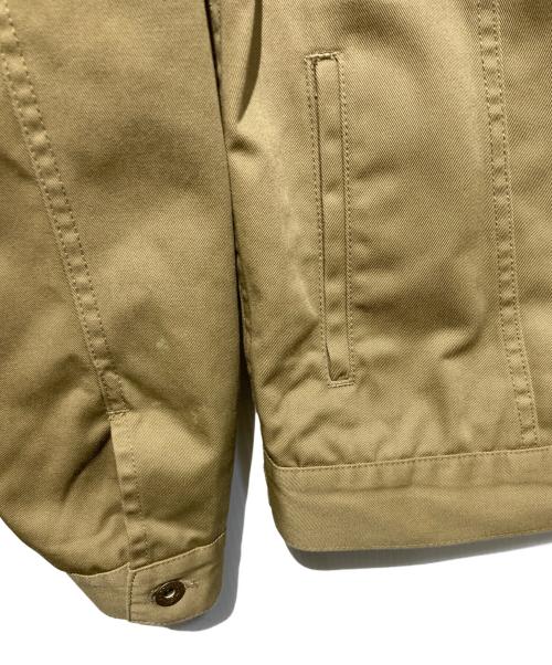 BLUCO WORK GARMENT（ブルコ ワーク ガーメント）BLUCO WORK GARMENT (ブルコ ワーク ガーメント) トラッカージャケット ベージュ サイズ:Mの古着・服飾アイテム