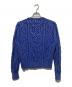 POLO RALPH LAUREN (ポロ・ラルフローレン) Pロゴケーブルニット ブルー サイズ:M：12000円