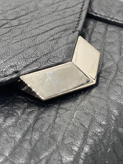 JIMMY CHOO（ジミーチュウ）JIMMY CHOO (ジミーチュウ) レイラ チェーンショルダーバッグ ブラックの古着・服飾アイテム