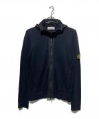 STONE ISLANDストーンアイランド）の古着「切替ジップパーカー」｜ブラック