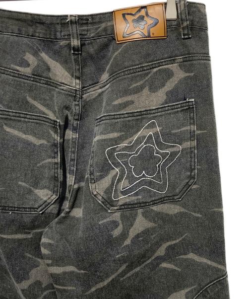 STAR TEAM（スターチーム）star team (スターチーム) カモフラデニムパンツ カーキ サイズ:81cm (W32)の古着・服飾アイテム