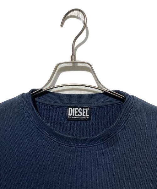 DIESEL（ディーゼル）DIESEL (ディーゼル) S-NEW-GINN スウェット ネイビー サイズ:Mの古着・服飾アイテム