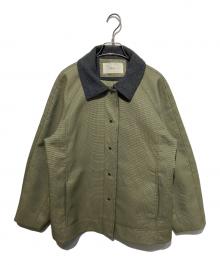 TODAYFUL（トゥデイフル）の古着「Houndstooth Raglan Jacket」｜グリーン
