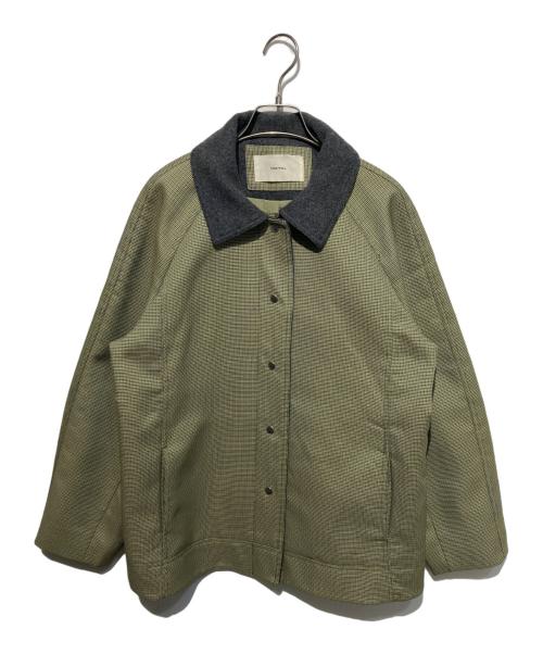 TODAYFUL（トゥデイフル）TODAYFUL (トゥデイフル) Houndstooth Raglan Jacket グリーン サイズ:36の古着・服飾アイテム