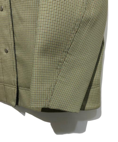 TODAYFUL（トゥデイフル）TODAYFUL (トゥデイフル) Houndstooth Raglan Jacket グリーン サイズ:36の古着・服飾アイテム