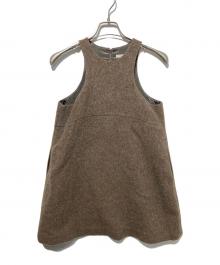 CLANE（クラネ）の古着「WOOL SHAGGY MINI ONEPIECE」｜ブラウン