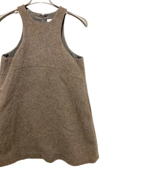 CLANE（クラネ）CLANE (クラネ) WOOL SHAGGY MINI ONEPIECE ブラウン サイズ:1の古着・服飾アイテム
