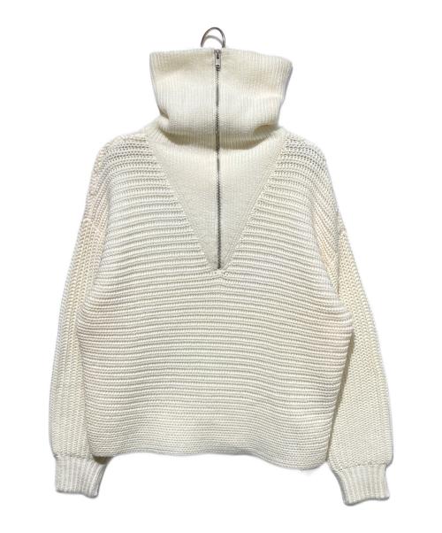 theory luxe（セオリーリュクス）theory luxe (セオリーリュクス) ウォッシャブルニット プルオーバー ベージュ サイズ:38 未使用品の古着・服飾アイテム
