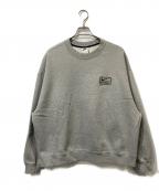 NIKE×stussyナイキ×ステューシー）の古着「フリース クルーネック スウェット」｜グレー