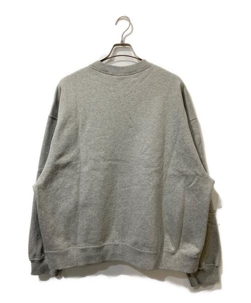 NIKE（ナイキ）NIKE (ナイキ) stussy (ステューシー) フリース クルーネック スウェット グレー サイズ:2XLの古着・服飾アイテム