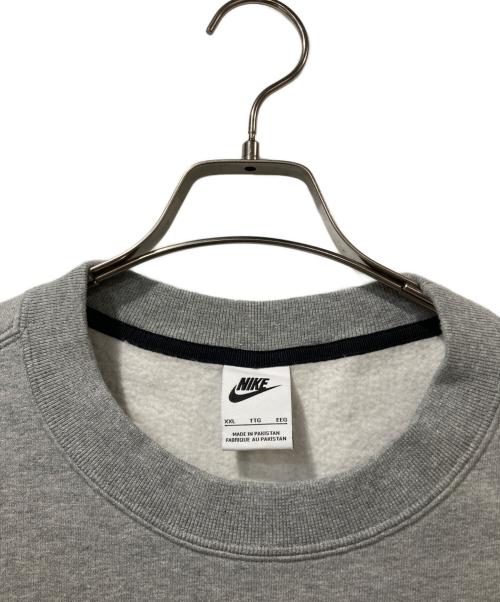 NIKE（ナイキ）NIKE (ナイキ) stussy (ステューシー) フリース クルーネック スウェット グレー サイズ:2XLの古着・服飾アイテム