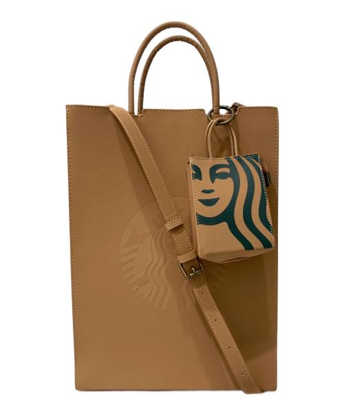 STARBUCKS COFFEE（スターバックス コーヒー）STARBUCKS COFFEE (スターバックス コーヒー) 2WAYショルダーバッグ ブラウンの古着・服飾アイテム