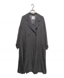 CLANE（クラネ）の古着「BACK GATHER DRESS TRENCH COAT」｜グレー