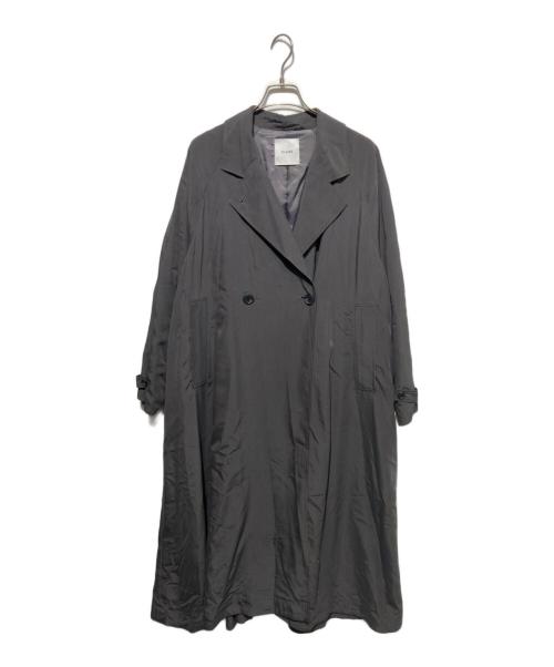 CLANE（クラネ）CLANE (クラネ) BACK GATHER DRESS TRENCH COAT グレー サイズ:2の古着・服飾アイテム