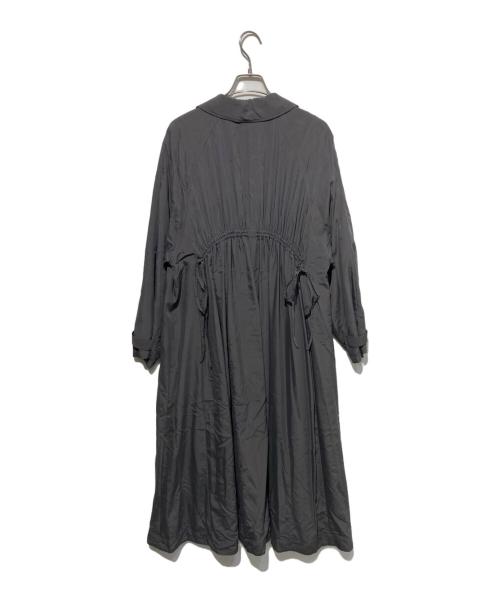 CLANE（クラネ）CLANE (クラネ) BACK GATHER DRESS TRENCH COAT グレー サイズ:2の古着・服飾アイテム
