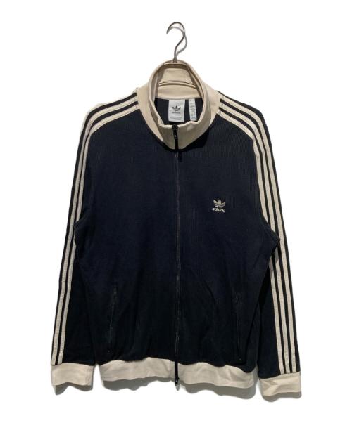 adidas（アディダス）adidas (アディダス) WAFFLE BASKETBALL TRACK TOP ブラック サイズ:3XLの古着・服飾アイテム