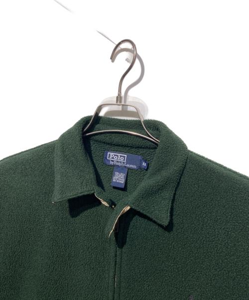 POLO RALPH LAUREN（ポロ・ラルフローレン）POLO RALPH LAUREN (ポロ・ラルフローレン) フリーススイングトップ グリーン サイズ:Mの古着・服飾アイテム