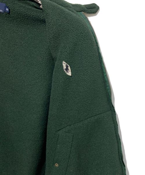 POLO RALPH LAUREN（ポロ・ラルフローレン）POLO RALPH LAUREN (ポロ・ラルフローレン) フリーススイングトップ グリーン サイズ:Mの古着・服飾アイテム