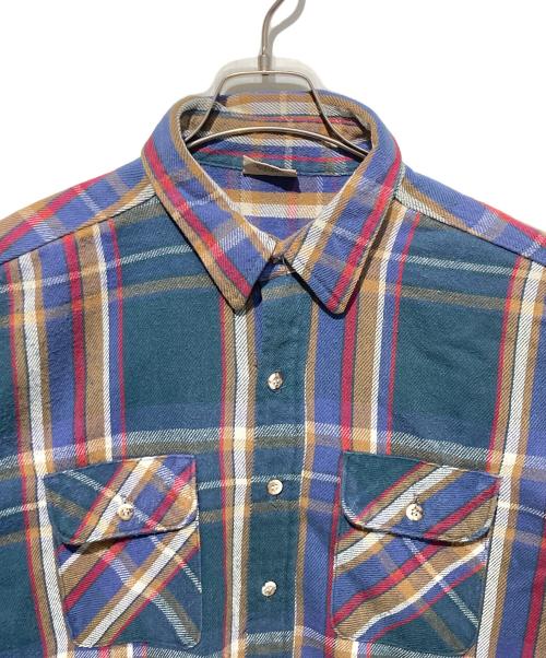 FIVE BROTHER（ファイブブラザー）FIVE BROTHER (ファイブブラザー) ネルシャツ ネイビー サイズ:2XLの古着・服飾アイテム