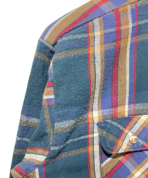 FIVE BROTHER（ファイブブラザー）FIVE BROTHER (ファイブブラザー) ネルシャツ ネイビー サイズ:2XLの古着・服飾アイテム