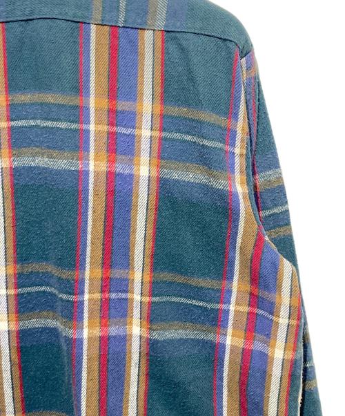 FIVE BROTHER（ファイブブラザー）FIVE BROTHER (ファイブブラザー) ネルシャツ ネイビー サイズ:2XLの古着・服飾アイテム