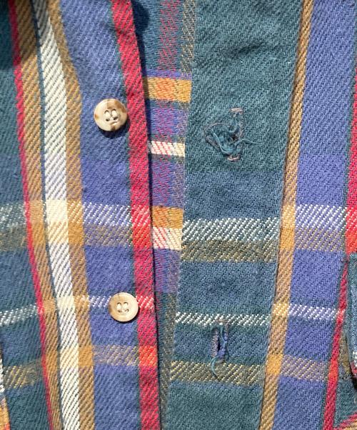 FIVE BROTHER（ファイブブラザー）FIVE BROTHER (ファイブブラザー) ネルシャツ ネイビー サイズ:2XLの古着・服飾アイテム