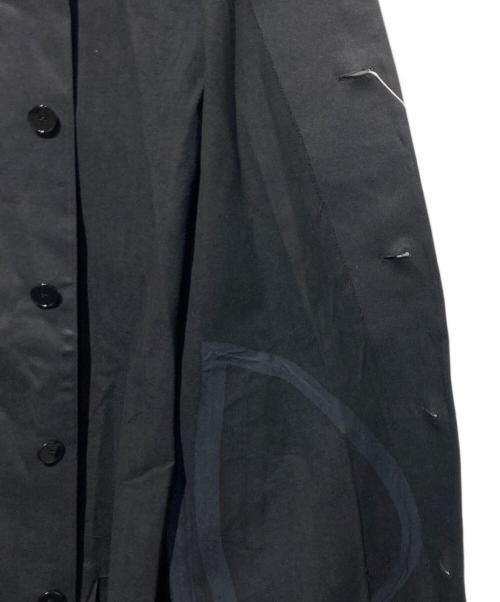 PERVERZE（パーバーズ）PERVERZE (パーバーズ) コーティングコート ブラック サイズ:FREEの古着・服飾アイテム