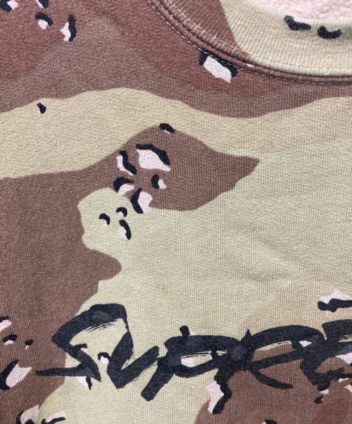 SUPREME（シュプリーム）Supreme (シュプリーム) Futura Logo Crewneck カーキ サイズ:XLの古着・服飾アイテム