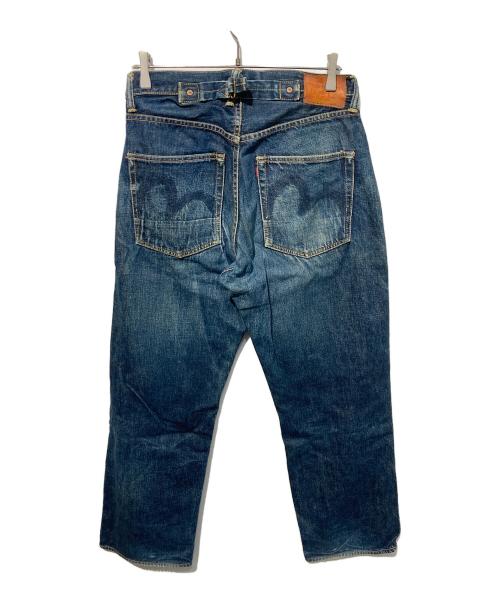 EVISU（エヴィス）EVISU (エヴィス) No.2 シンチバックデニムパンツ インディゴ サイズ:81cm (W32)の古着・服飾アイテム