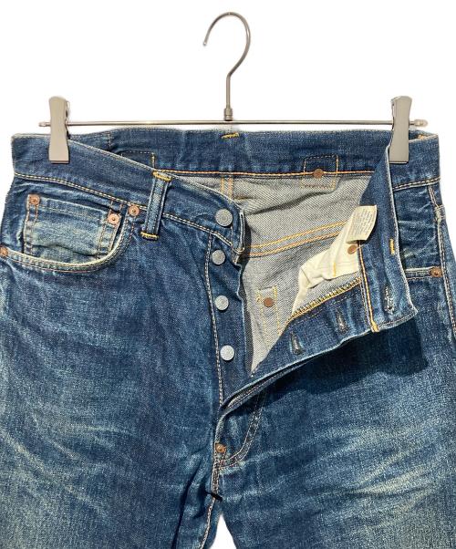 EVISU（エヴィス）EVISU (エヴィス) No.2 シンチバックデニムパンツ インディゴ サイズ:81cm (W32)の古着・服飾アイテム