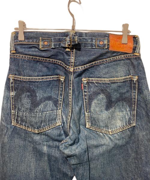 EVISU（エヴィス）EVISU (エヴィス) No.2 シンチバックデニムパンツ インディゴ サイズ:81cm (W32)の古着・服飾アイテム