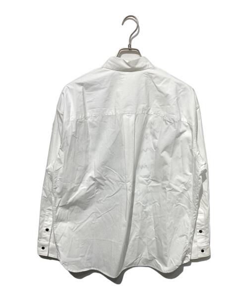 HERALBONY（ヘラルボニー）HERALBONY (ヘラルボニー) レギュラーカラーシャツ「heart-mm2024」 ホワイト サイズ:Ｌの古着・服飾アイテム
