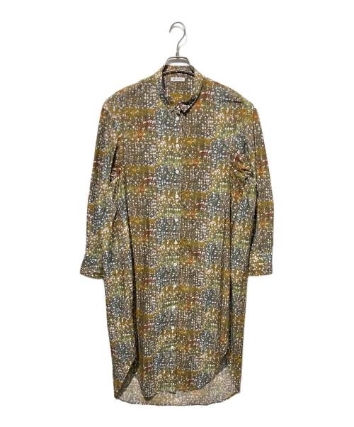 HERALBONY（ヘラルボニー）HERALBONY (ヘラルボニー) シャツワンピース「秋」 オリーブ サイズ:Freeの古着・服飾アイテム