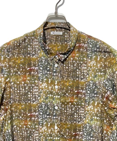 HERALBONY（ヘラルボニー）HERALBONY (ヘラルボニー) シャツワンピース「秋」 オリーブ サイズ:Freeの古着・服飾アイテム