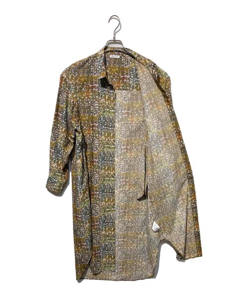 HERALBONY（ヘラルボニー）HERALBONY (ヘラルボニー) シャツワンピース「秋」 オリーブ サイズ:Freeの古着・服飾アイテム