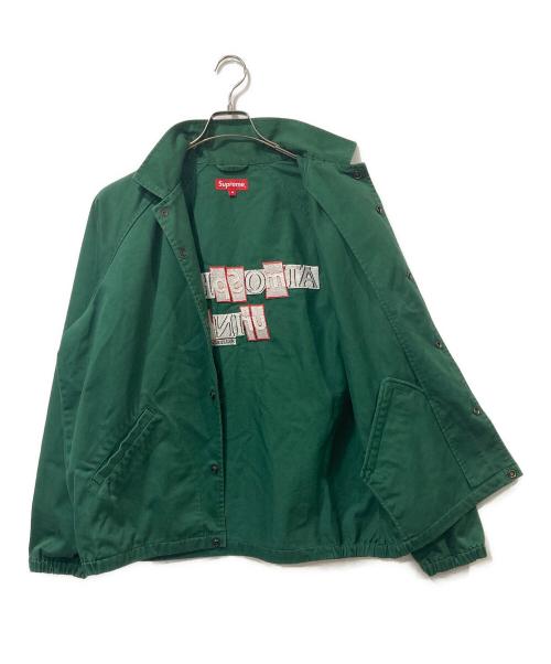 SUPREME（シュプリーム）Supreme (シュプリーム) ANTIHERO (アンタイヒーロー) Snap Front Twill Jacket グリーン サイズ:Mの古着・服飾アイテム