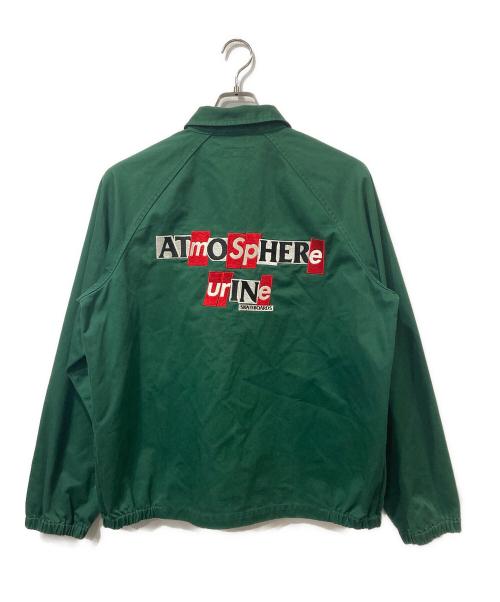 SUPREME（シュプリーム）Supreme (シュプリーム) ANTIHERO (アンタイヒーロー) Snap Front Twill Jacket グリーン サイズ:Mの古着・服飾アイテム